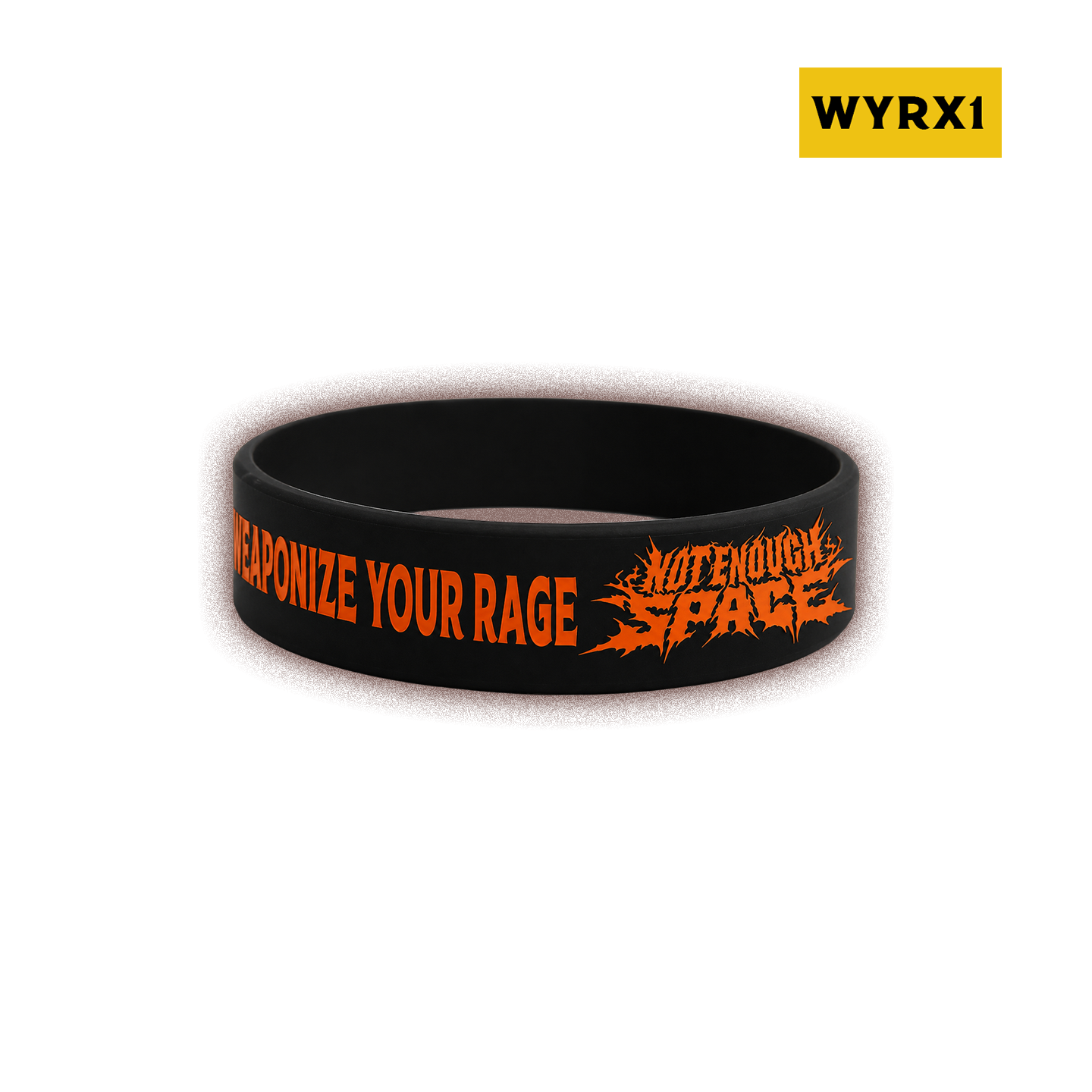 WYR Wristband (Black/Orange)